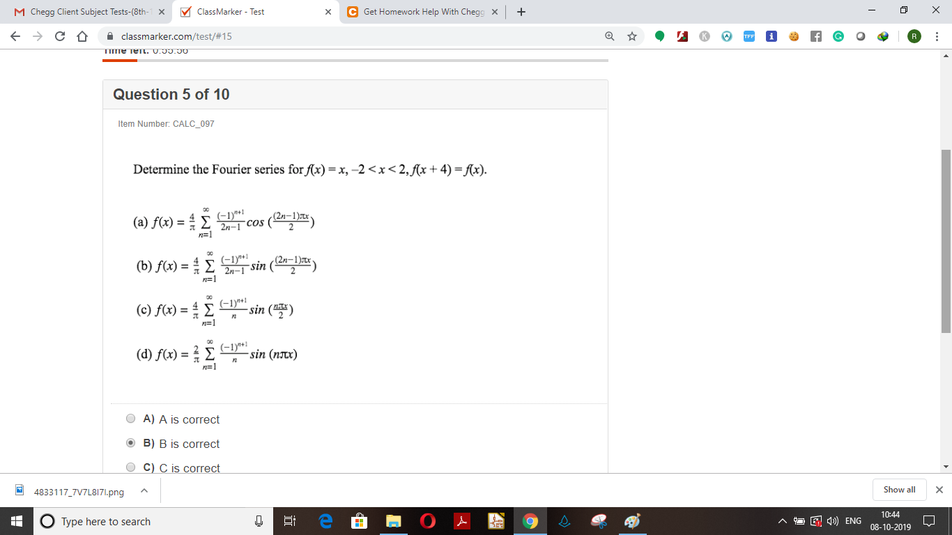 Solved C Get Homework Help With Chegg M Chegg Client Subject | Chegg.com