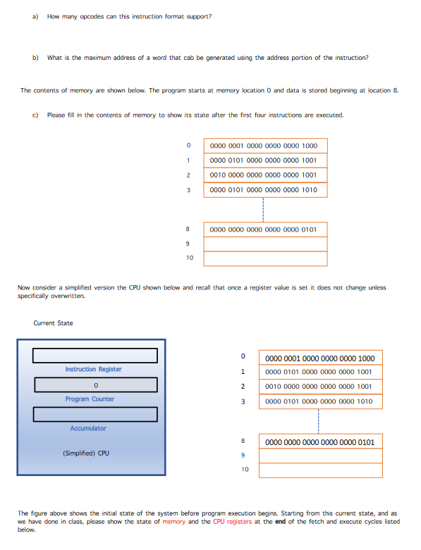 Solved Problem 3: Consider a simple word-addressable | Chegg.com