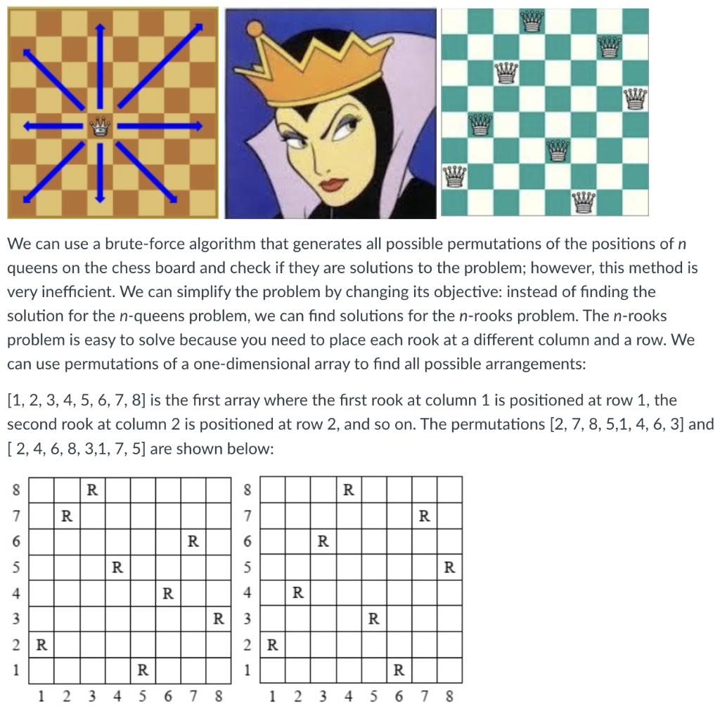 The eight queens puzzle in Python