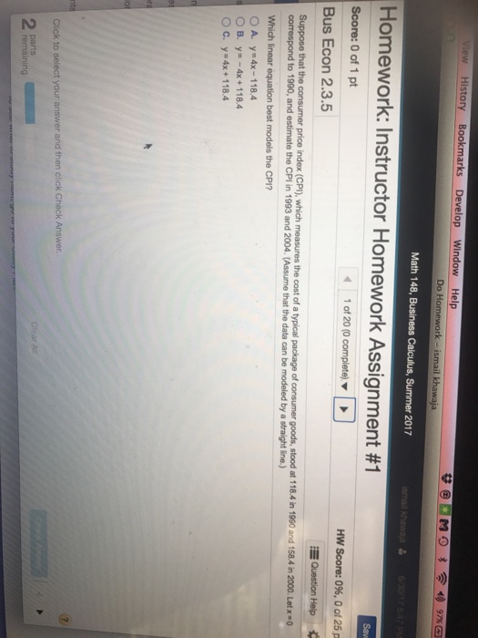 SOLVED SUPPOSE THE CONSUMER PRICE INDEX CPI OF A COUNTRY visual data 8