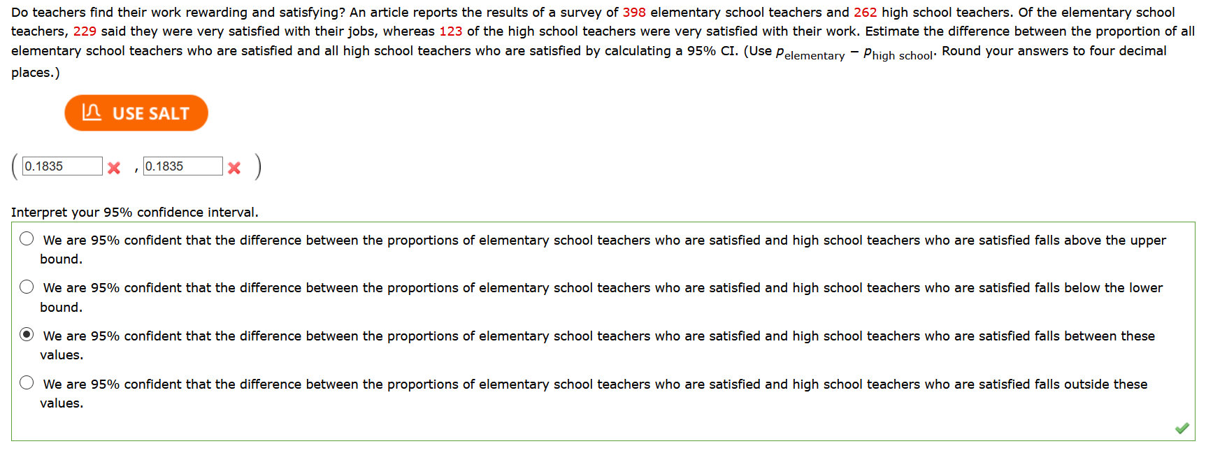 Solved Do teachers find their work rewarding and satisfying?