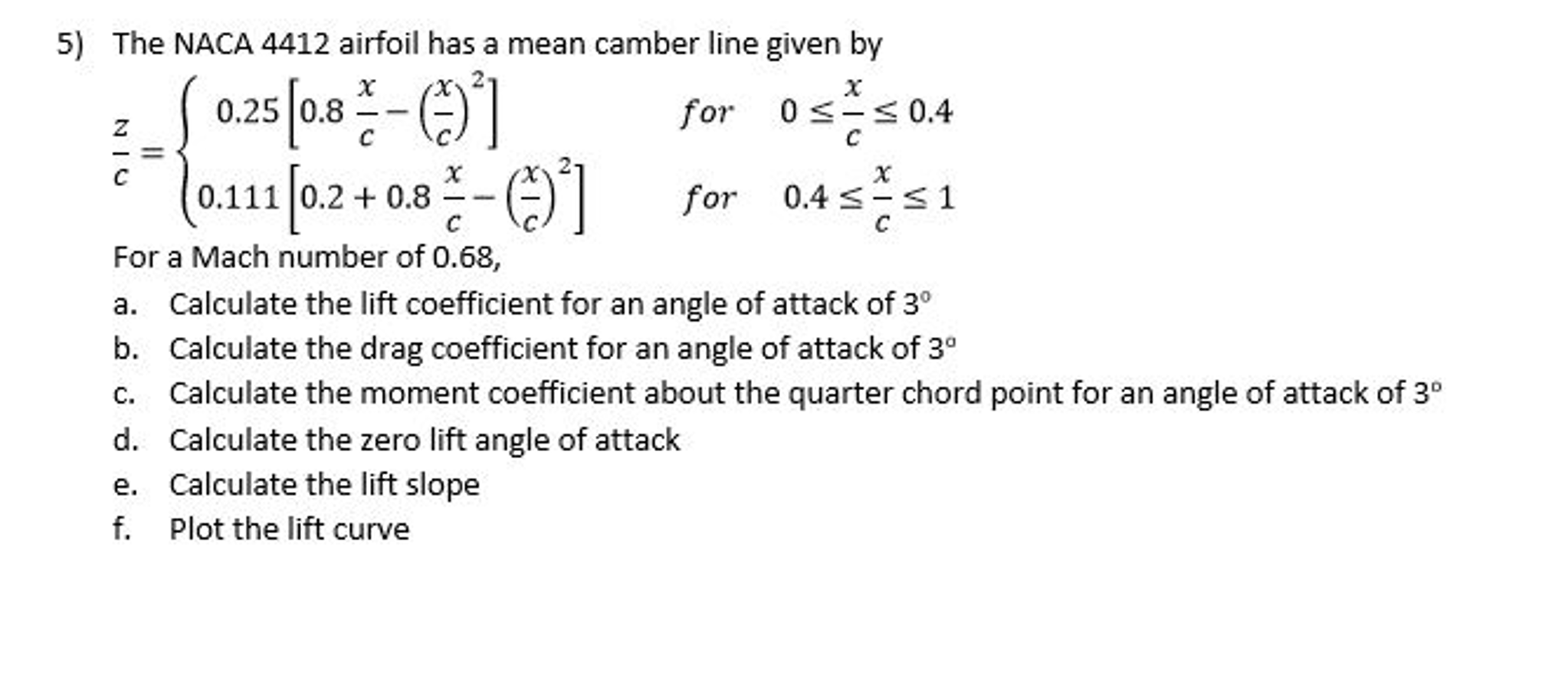 solved-the-naca-4412-airfoil-has-a-mean-camber-line-given