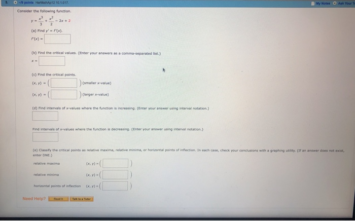 Solved 2 10.1.01 Notes O Ask Your Te Consider the following | Chegg.com