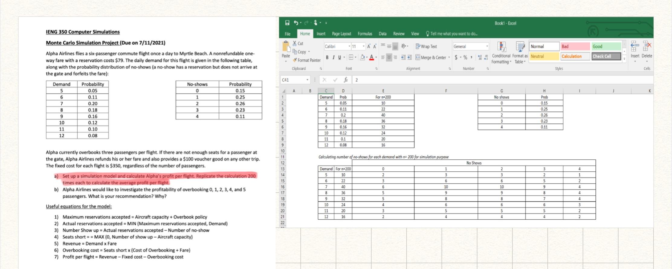 PLEASE I NEED THE EXCEL FORMULA FOR THE 3 TABLES | Chegg.com