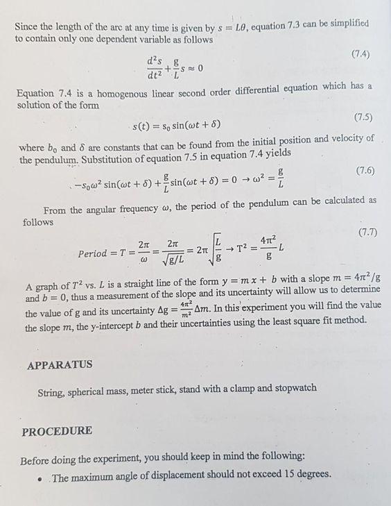 Solved • If The Mass Of The String Is Neglected, Then The 