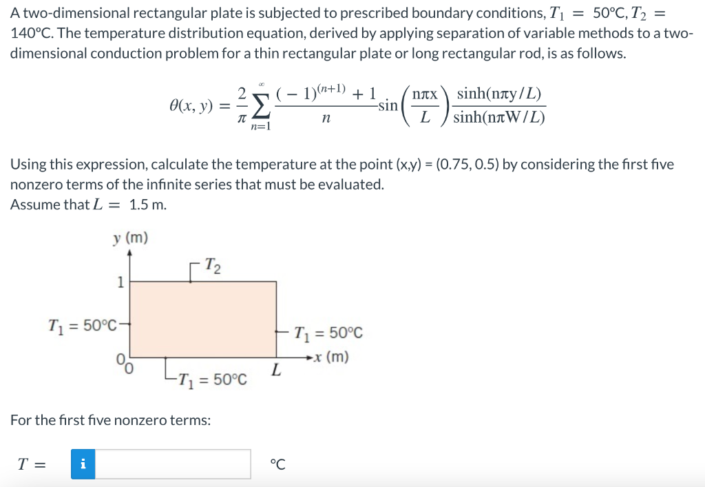 Solved A two-dimensional rectangular plate is subjected to | Chegg.com