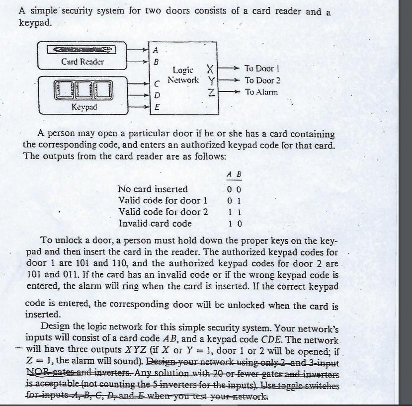 Open door with code - Code System Basic System