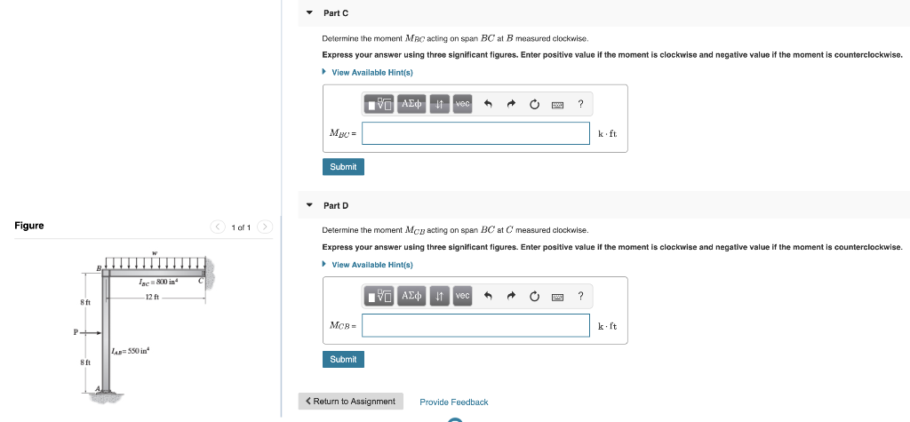 Solved Revi The frame is subjected to the loading shown in | Chegg.com