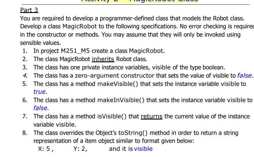 Solved Part 1 You Are Required To Develop A | Chegg.com