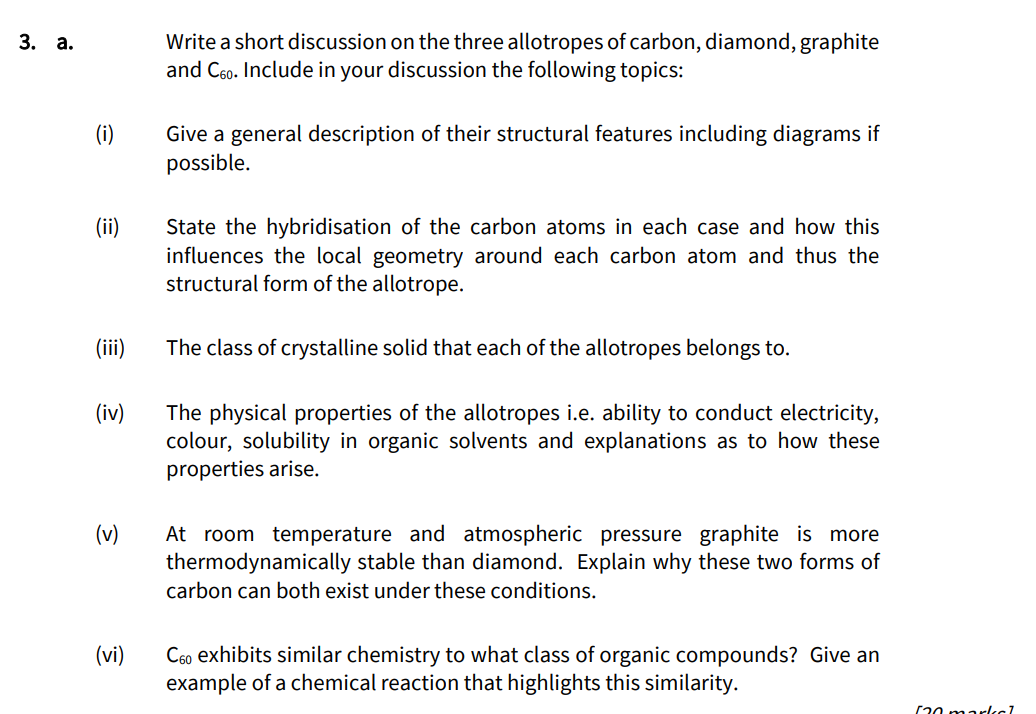 The following is a short discussion with examples for