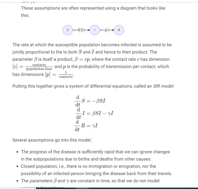 In This Model The Population Is Divided Into Thre Chegg Com