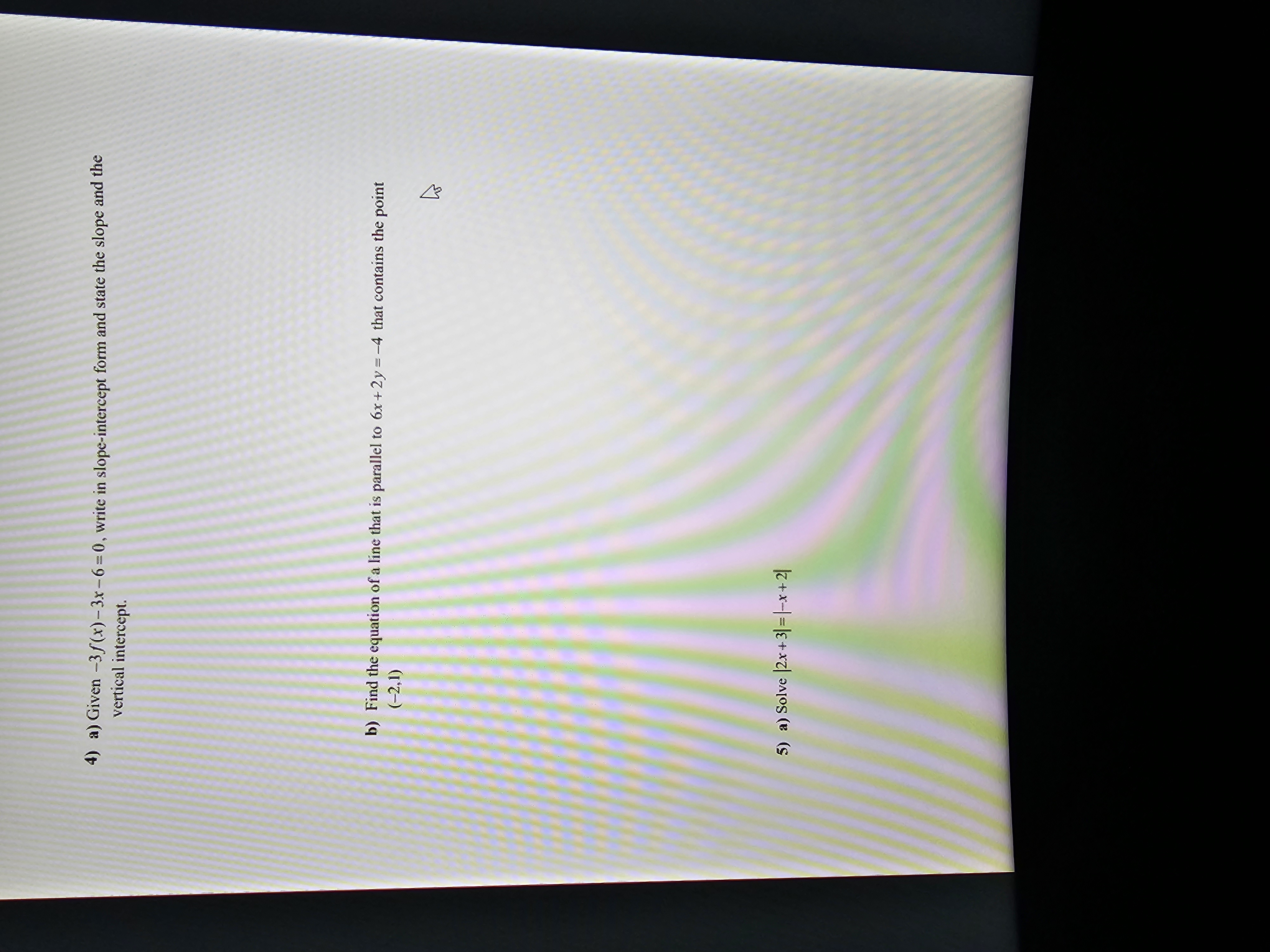 solved-4-a-given-3f-x-3x-6-0-write-in-slope-intercept-chegg