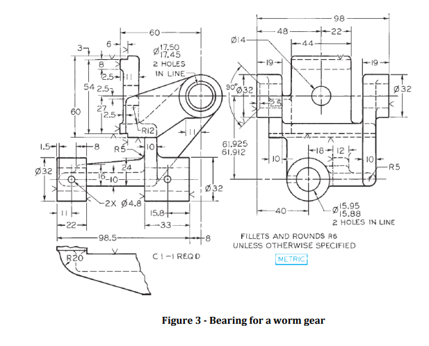Solved HOW TO MAKE A 3D MODEL OF THIS USING SOLIDWORKS ? | Chegg.com
