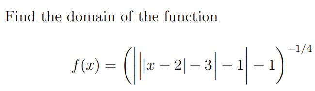 Solved Find The Domain Of The Function | Chegg.com