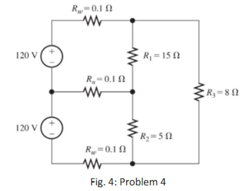 Solved The circuit shown in Fig. 4 is the dc equivalent of a | Chegg.com