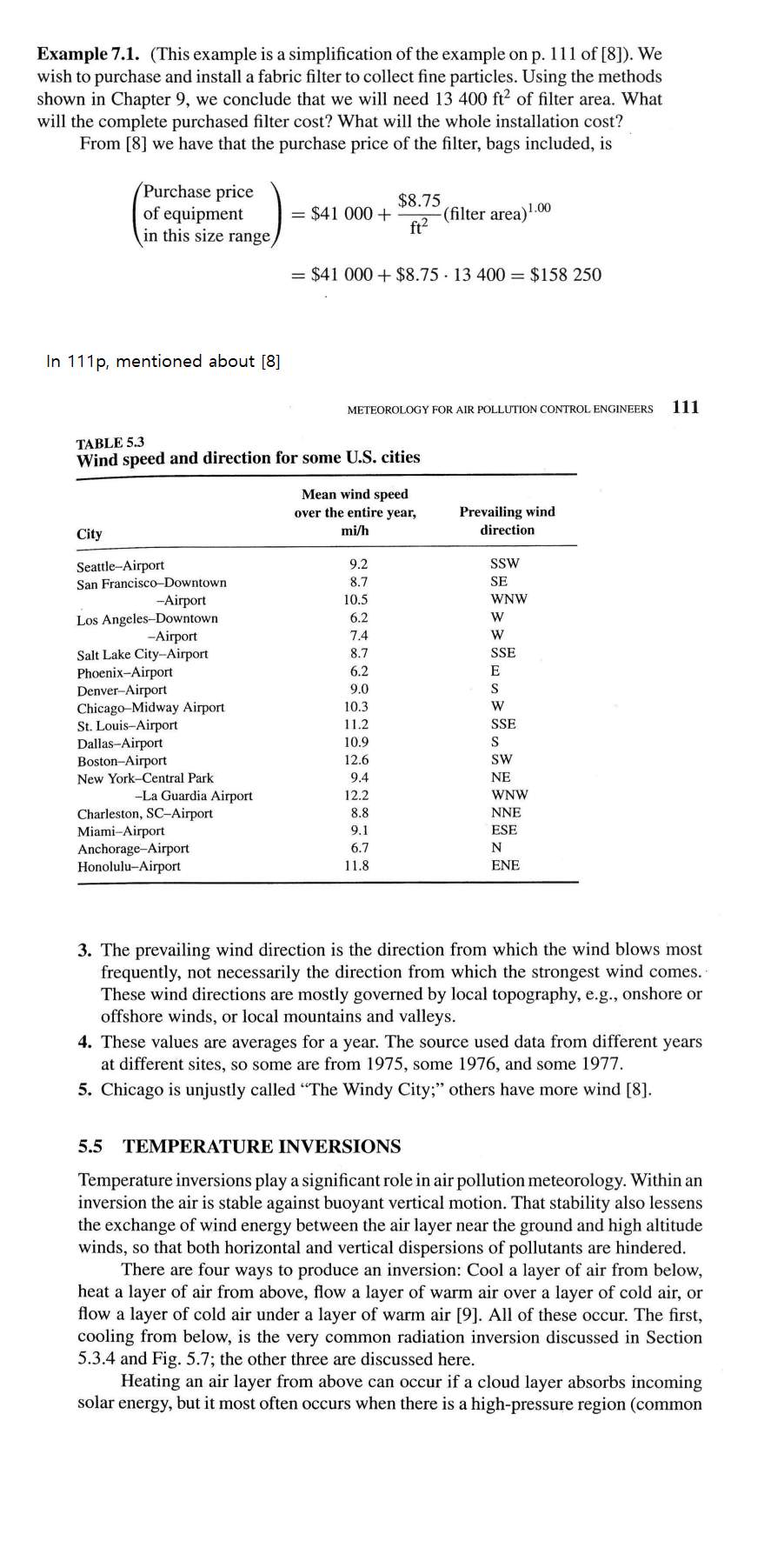 Solved Question from Noel de, Nevers Air Pollution Control