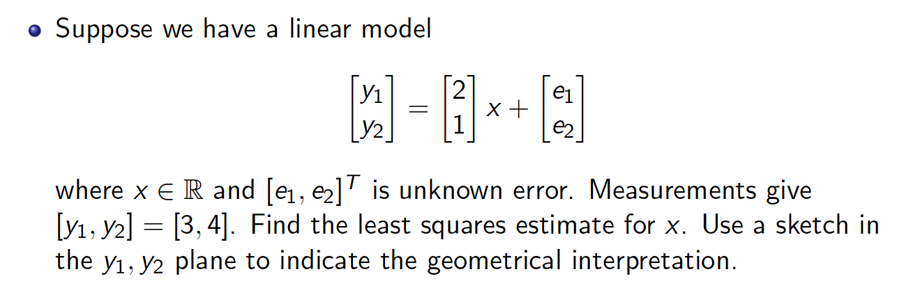 . Suppose We Have A Linear Model *) – [B]x+ [ X + | Chegg.com