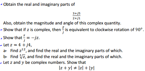Solved Obtain the real and imaginary parts of 3+js 2+j1 | Chegg.com