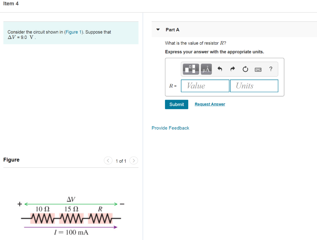 Solved Item 4 Part A Consider The Circuit Shown In (Figure | Chegg.com