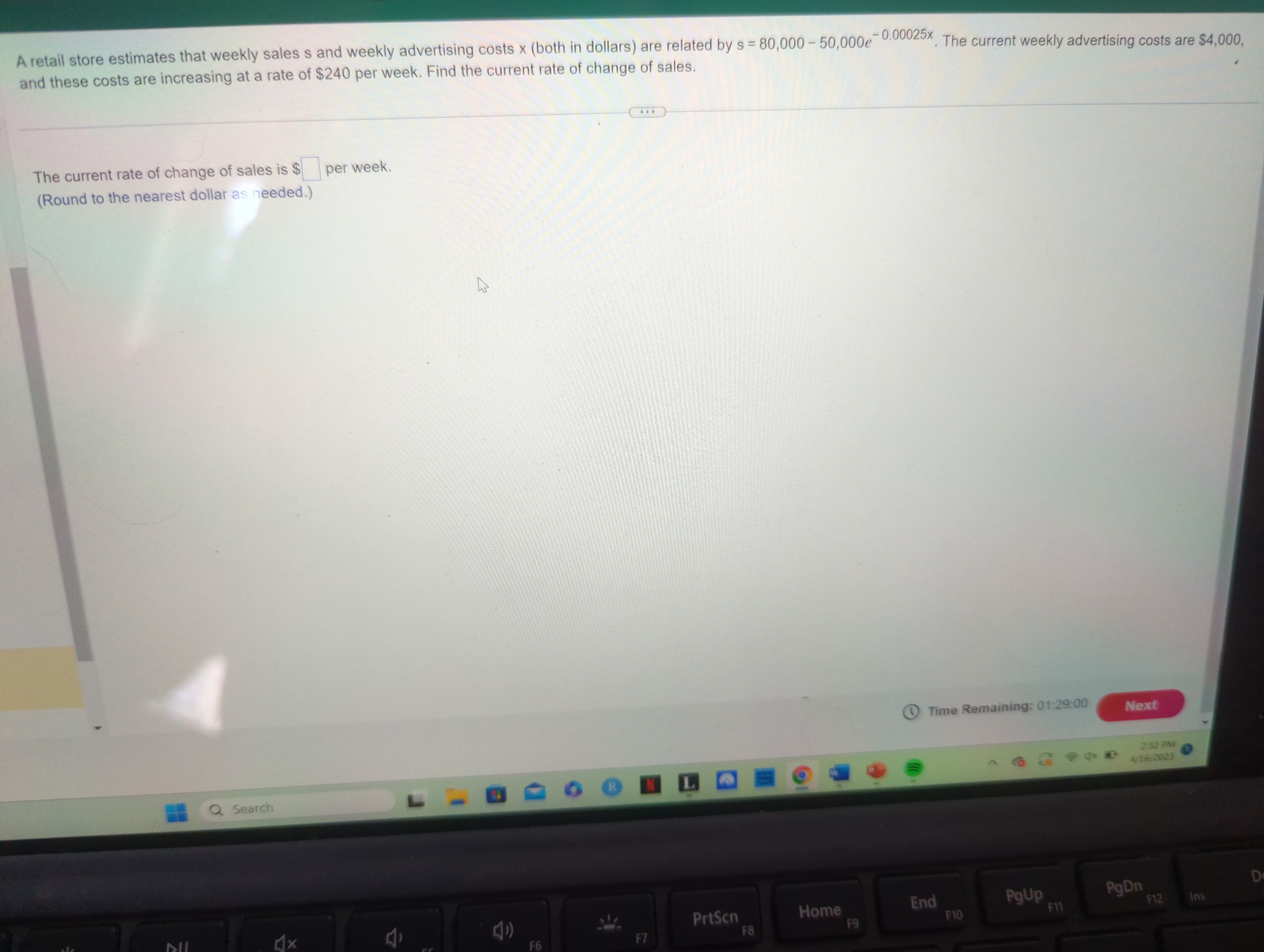 Solved A retail store estimates that weekly sales s and