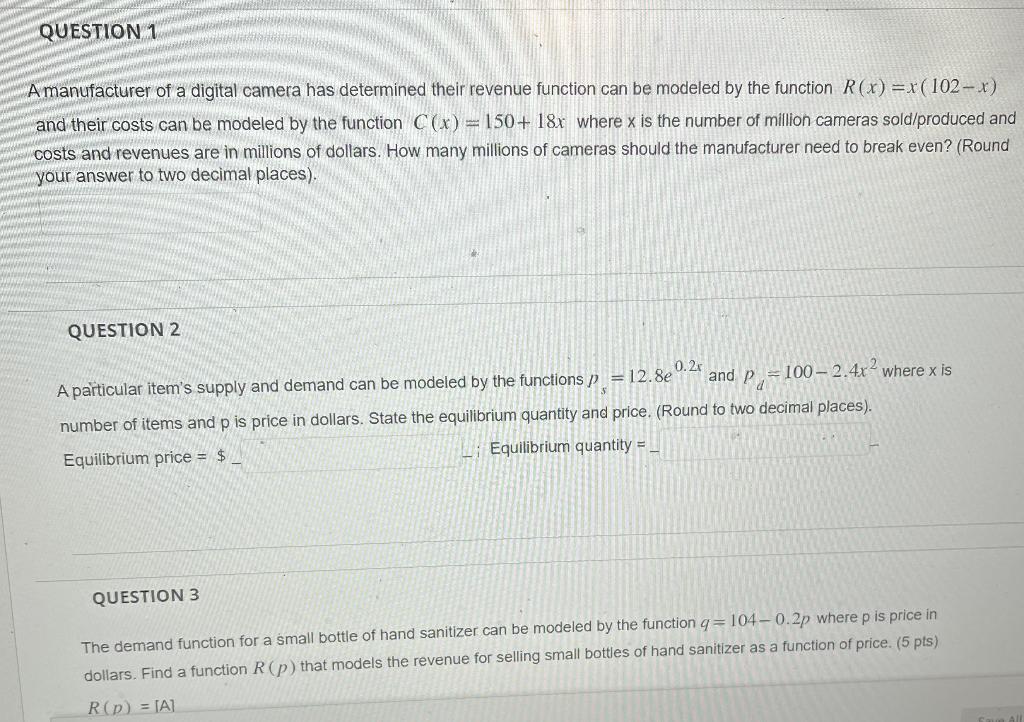 Solved If possible, please show all work in Microsoft Excel | Chegg.com