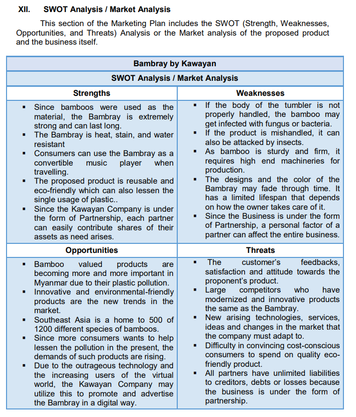 questions for business plan defense