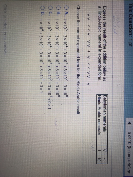 Solved Use The Table To Express The Following Babylonian 