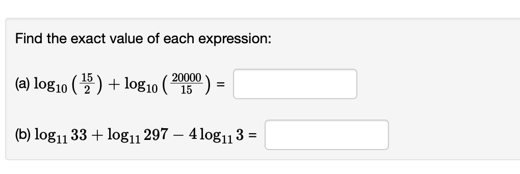 Solved Find the exact value of each expression: (a) | Chegg.com