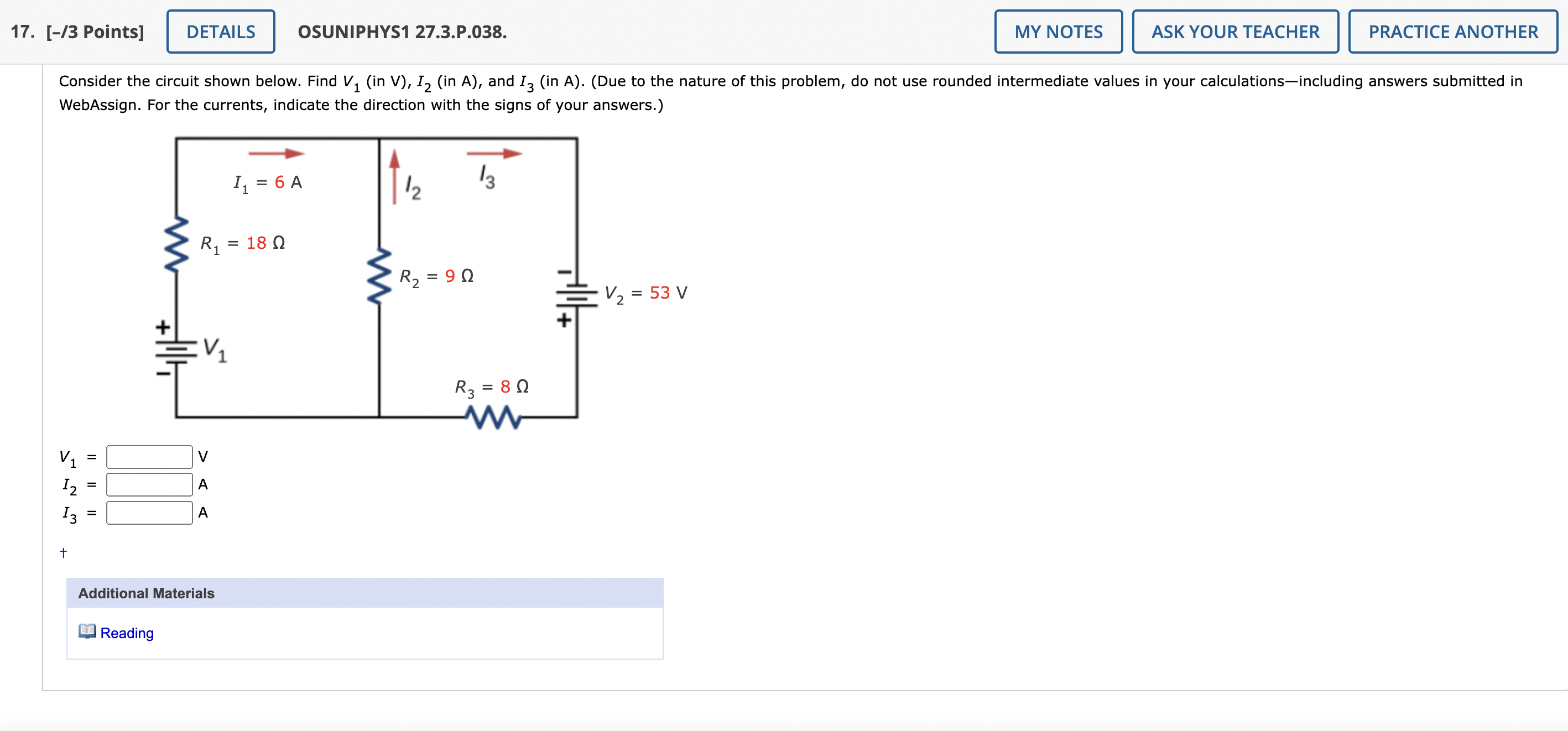 Solved [-/3 Points] OSUNIPHYS1 27.3.P.038. WebAssign. For | Chegg.com