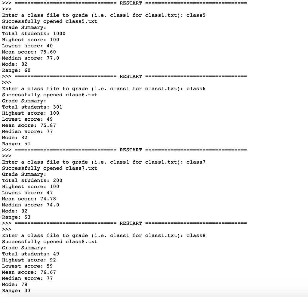 Solved Python 3.7.2 (Please comment on code and post | Chegg.com