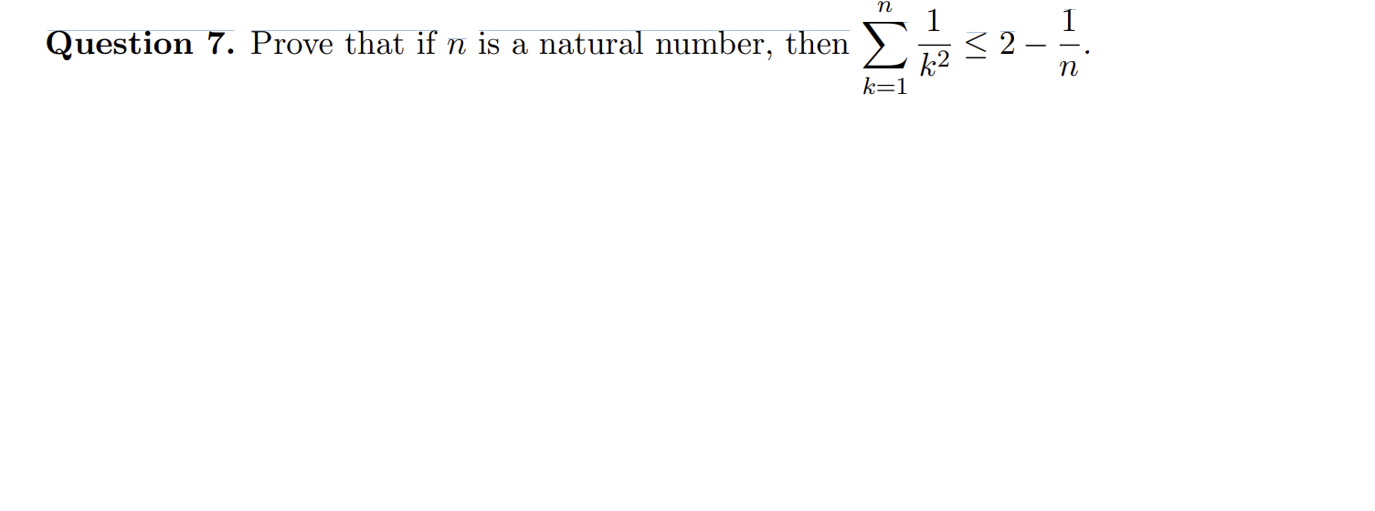 Solved Question 7. Prove That If N Is A Natural Number, Then | Chegg.com