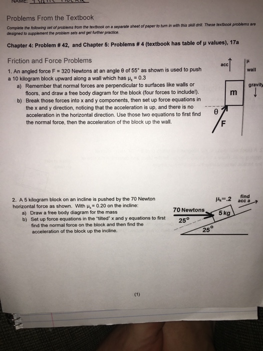 Solved Problems From the Textbook Complete the following set | Chegg.com