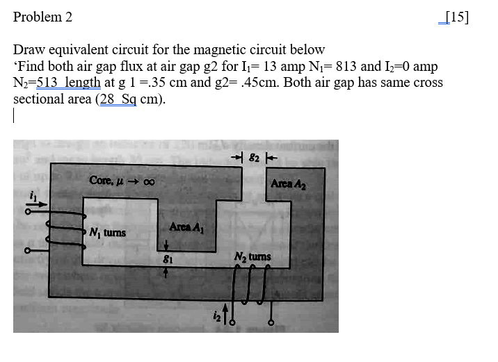 Solved Problem 2 [15] Draw equivalent circuit for the | Chegg.com