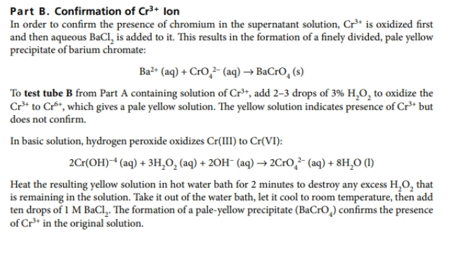 In basic solution, hydrogen peroxide oxidizes Cr(III) | Chegg.com