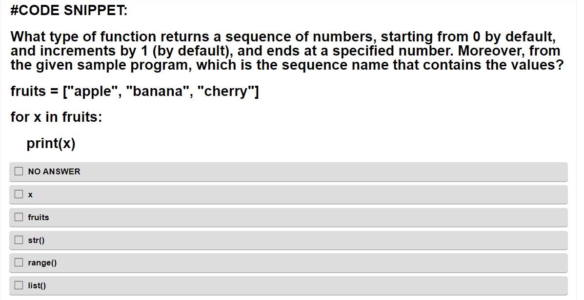 Solved #CODE SNIPPET: What type of function returns a | Chegg.com