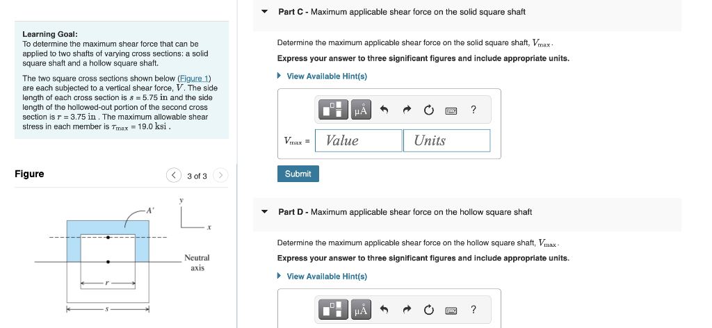 Solved Part A - Moment Of The Area A′ About The Neutral Axis | Chegg.com