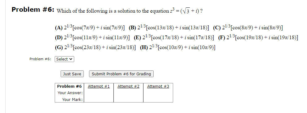 Solved Problem \#6: Which of the following is a solution to | Chegg.com