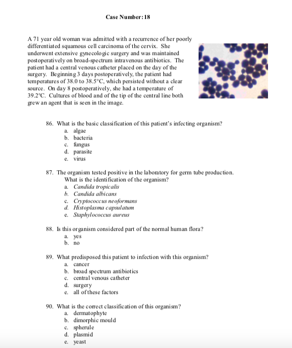 Solved Case Number: 18 A 71 year old woman was admitted with