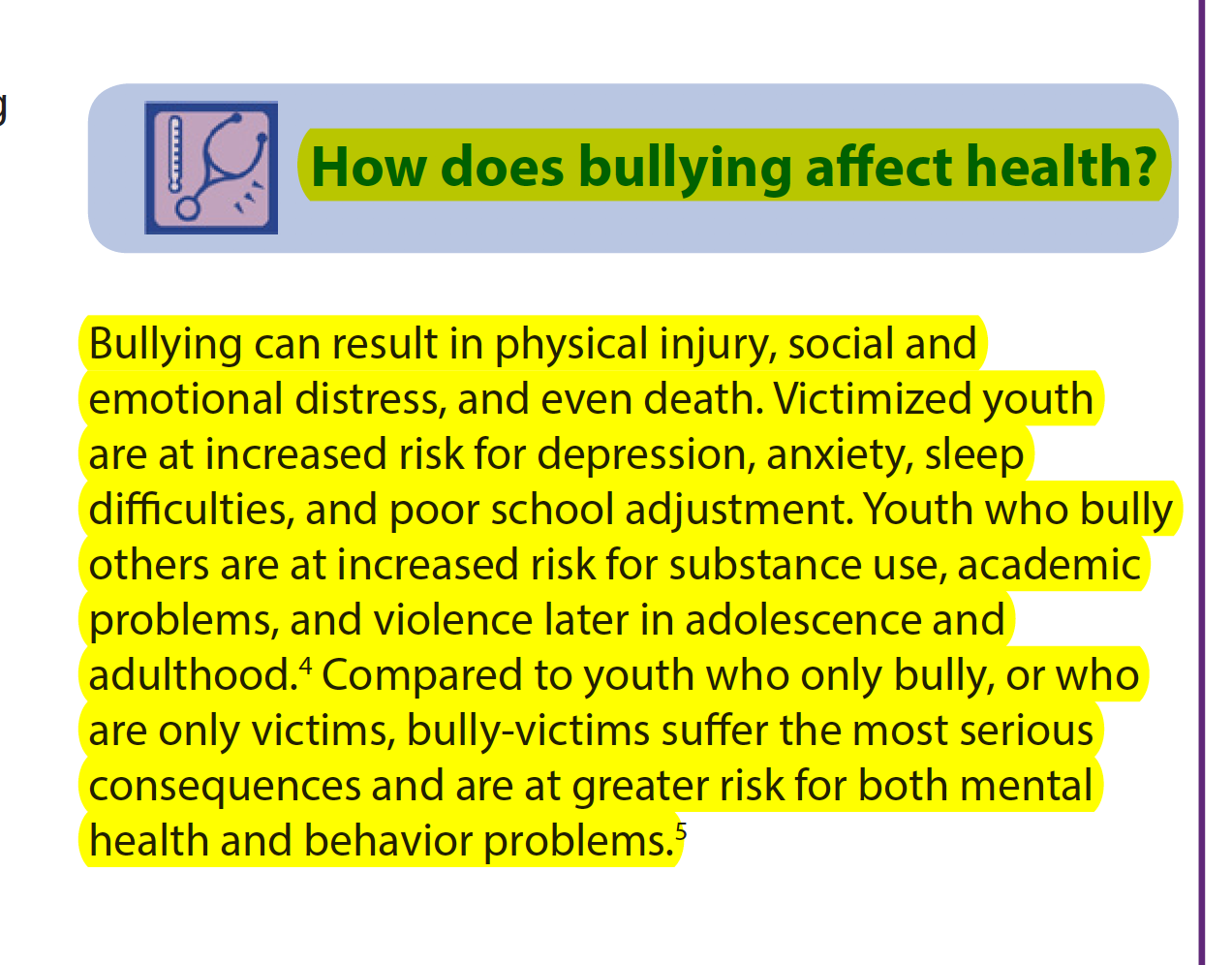 How does bullying affect your child?