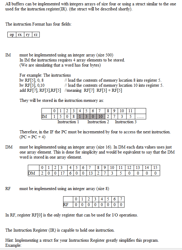 The Problem Using C Programming Language Write A P Chegg Com