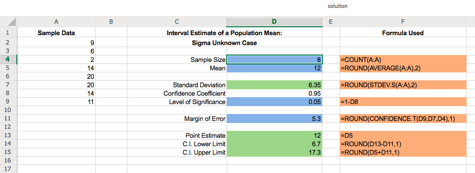 how-to-find-the-sample-mean-in-excel