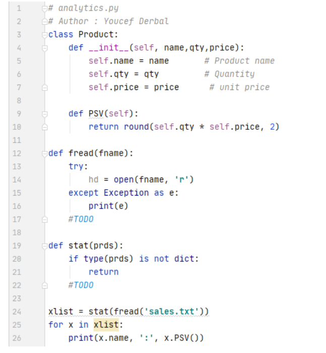 Solved Instructions: The program analytics.py, given below, | Chegg.com