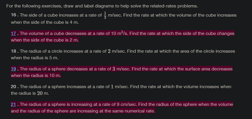 Solved For the following exercises, draw and label diagrams | Chegg.com