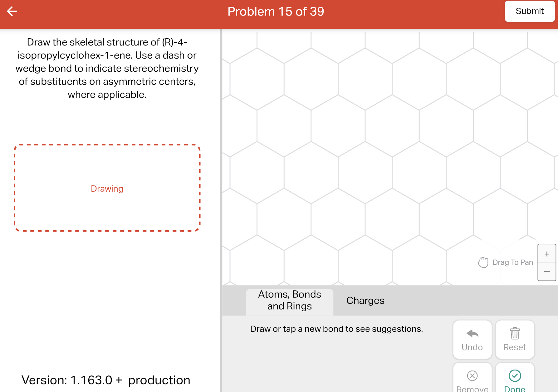 Solved Problem 15 Of 39 Draw The Skeletal Structure Of | Chegg.com