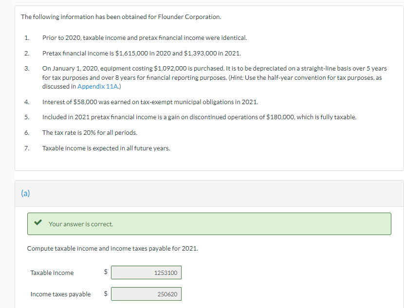 Solved The following information has been obtained for