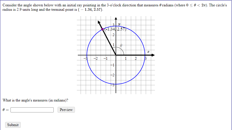 Solved Consider the angle shown below with an initial ray | Chegg.com