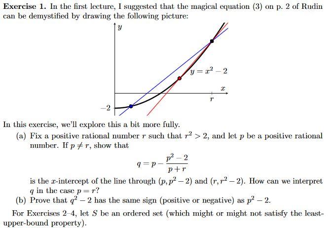 Solved Exercise 1. In the first lecture, I suggested that | Chegg.com