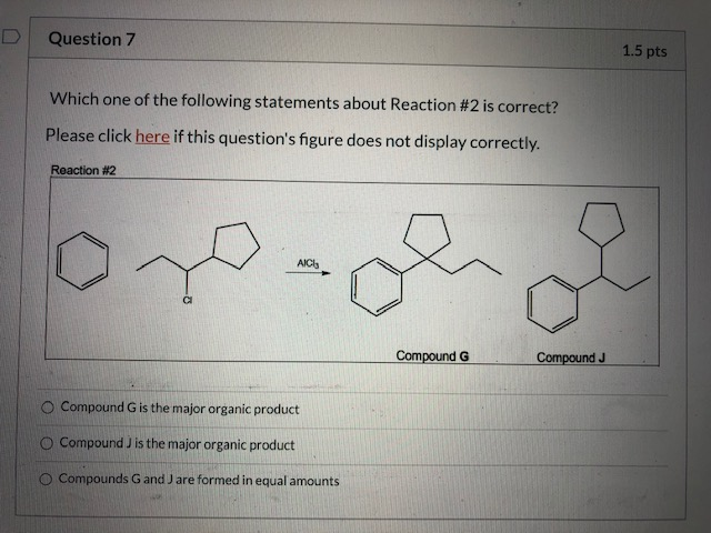 Solved D Question 5 1.5 pts Which one of the following | Chegg.com