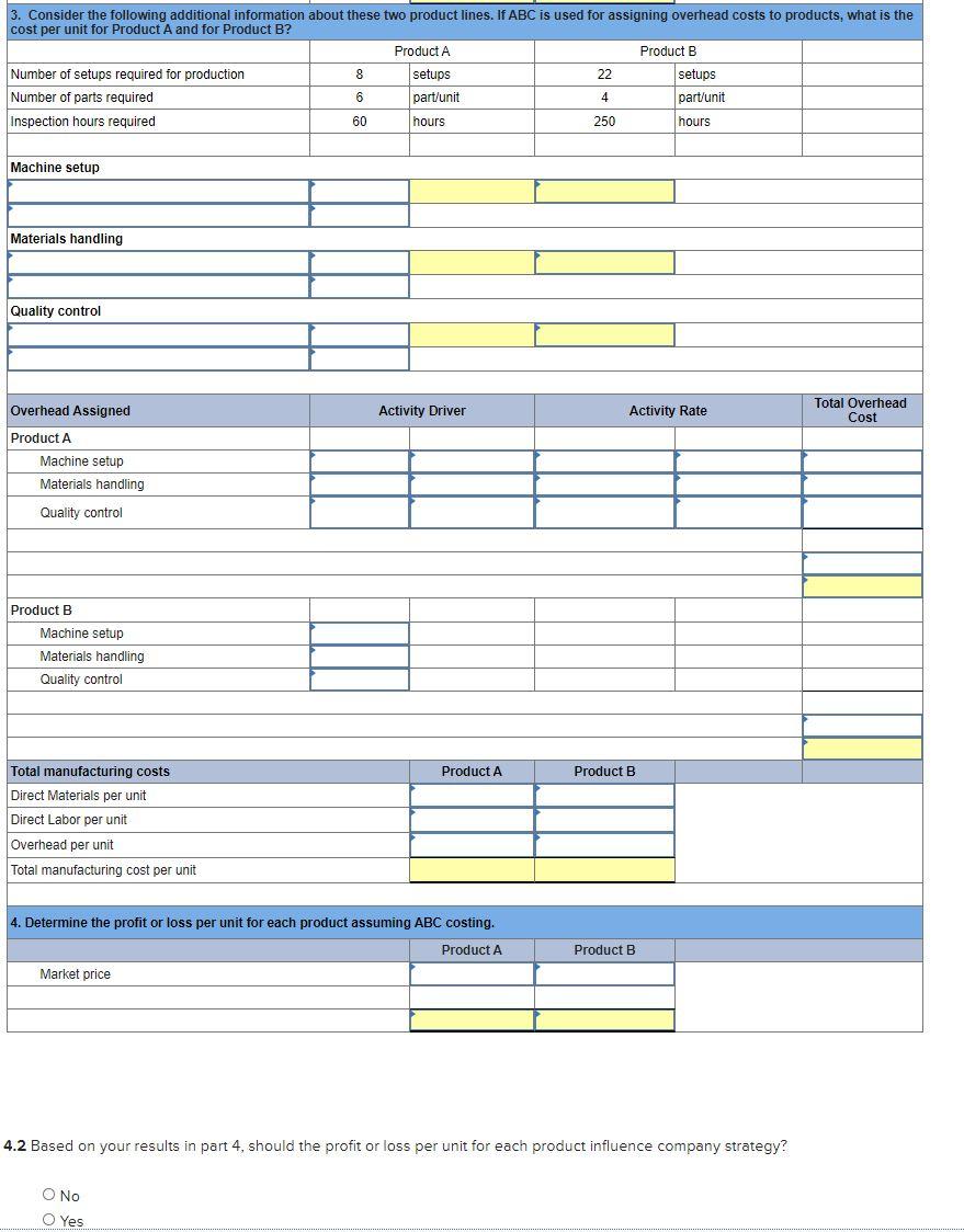 Solved Consider The Following Data For Two Products Of 