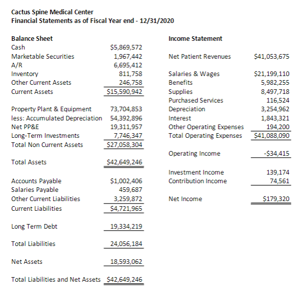 You are CEO of Cactus Spine Medical Center in rural | Chegg.com